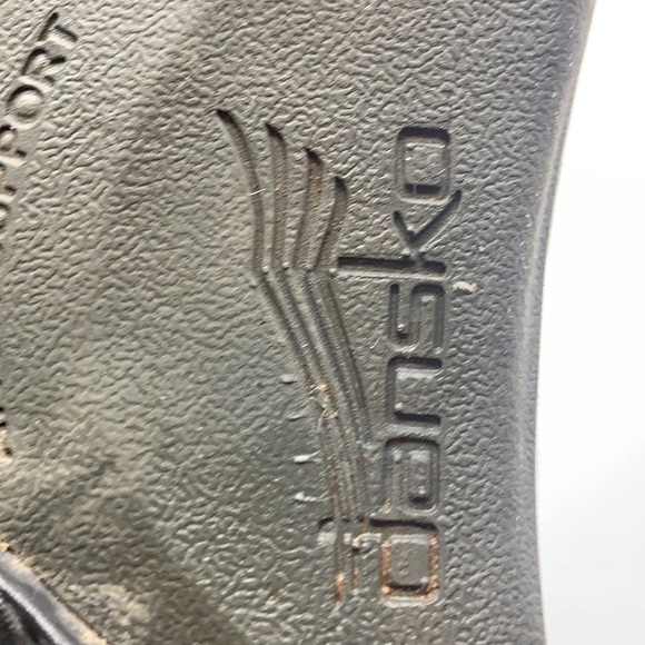 Dansko Gray Blue Green Sweater Top Mule Clog Sz 38. DAN0196B - Picture 9 of 11